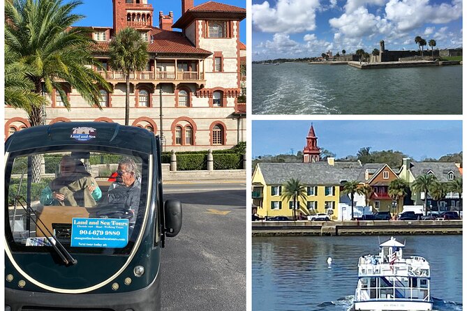 St Augustine Boat and Golf Cart Tour - Scenic Golf Cart Cruise