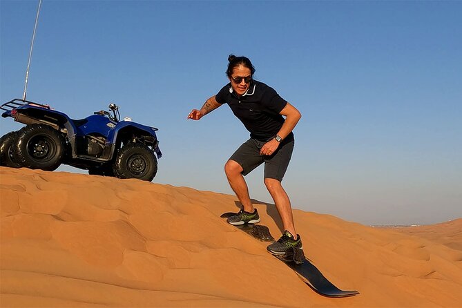 Thrilling Desert Safari Dubai, Sand Surf, Optional Camp Dinner - Mesmerizing Belly Dancing