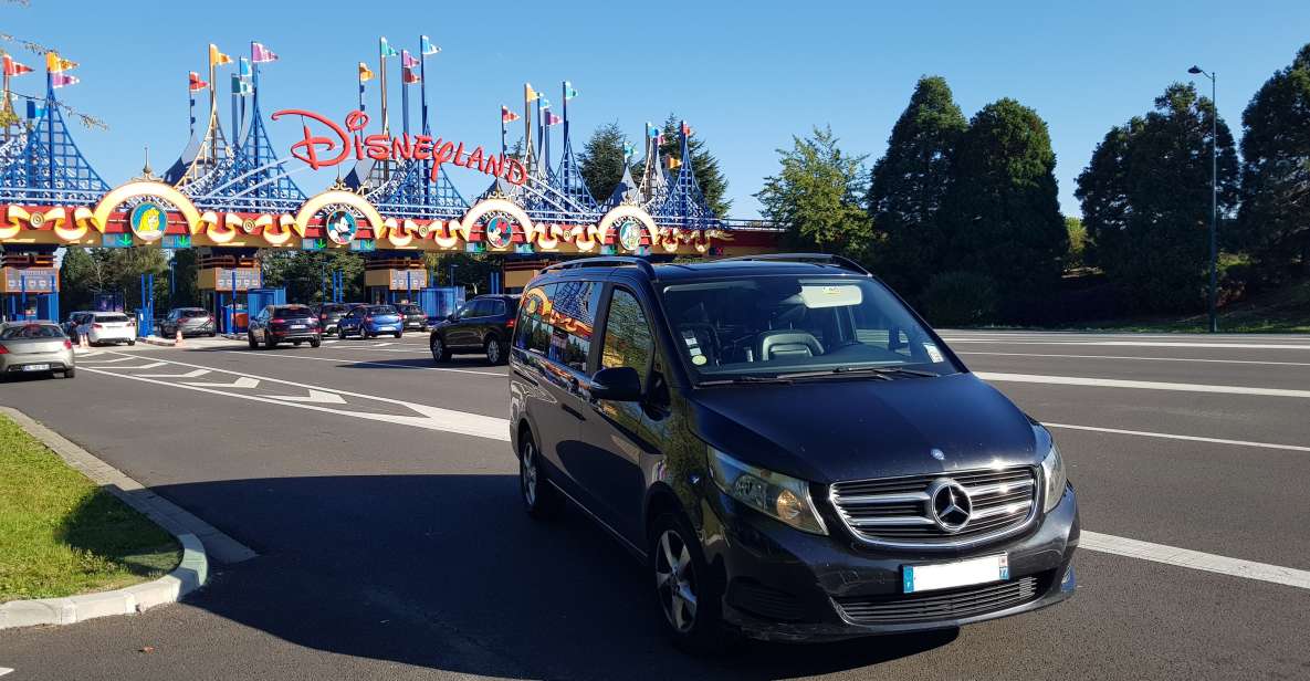 Paris: Private Transfer From CDG Airport to Disneyland - Arrival Experience