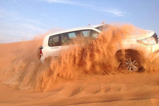 Thrilling Desert Safari Dubai, Sand Surf, Optional Camp Dinner - Convenient Transportation Options