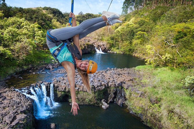 9-Line Waterfall Zipline Experience on the Big Island - Just The Basics