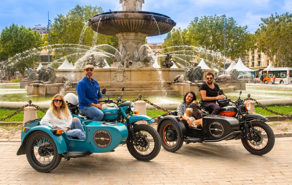 Aix-en-Provence: Wine or Beer Tour in Motorcycle Sidecar - Key Points