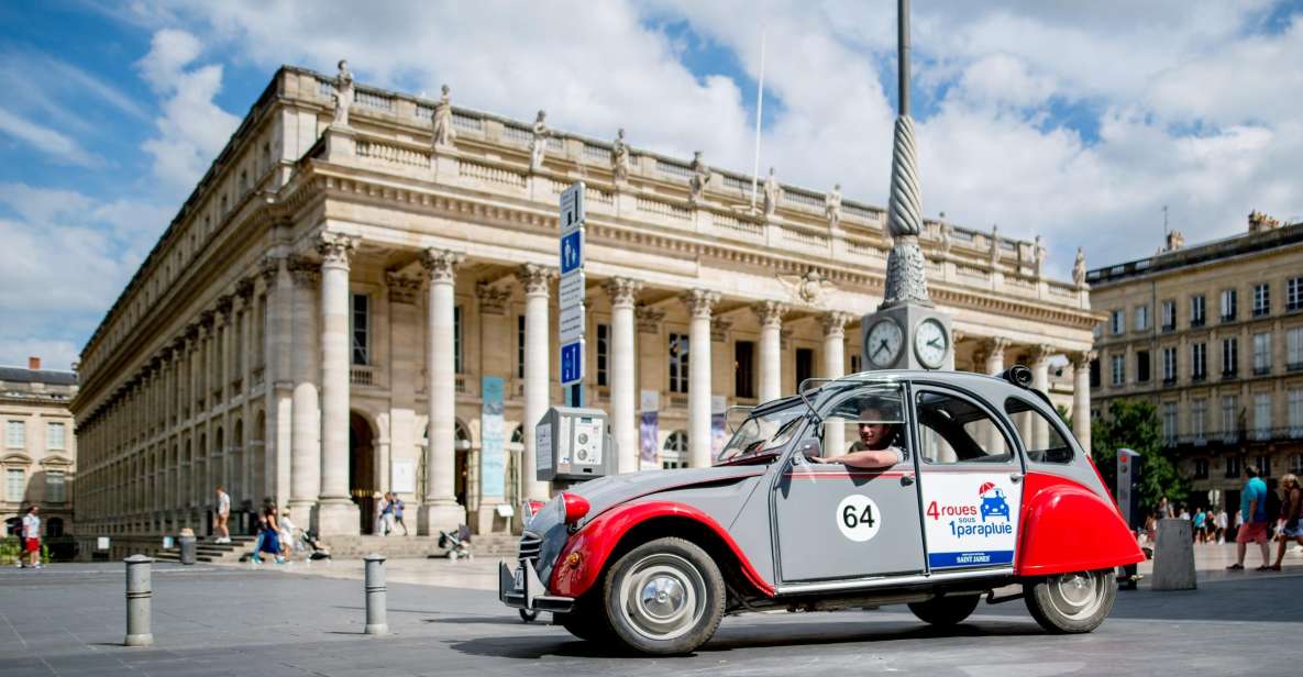 Bordeaux: Private Tour in a Citroën 2CV 3h - Key Points