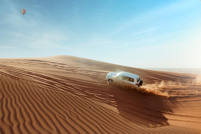 Desert Safari Dubai With Dune Bashing, Sandboarding, Camel Ride, 5 Shows, Dinner - Key Points