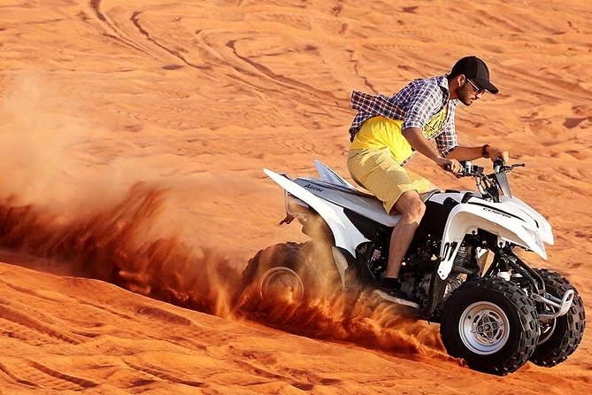 Desert Safari With Quad Bike Sand Boarding and a Camel Ride - Key Points