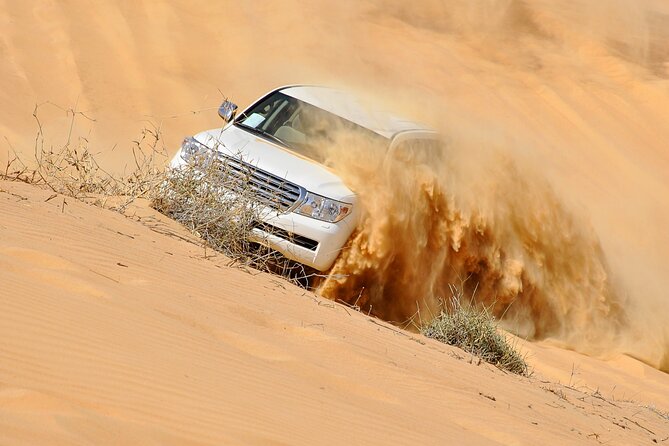 Dubai Evening Desert Safari Dune Bashing, Camel Ride & BBQ Dinner - Key Points