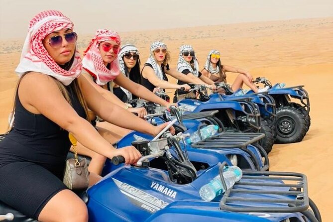 Dubai Long Self-Drive Quadbike With Camel and Falcon - Key Points