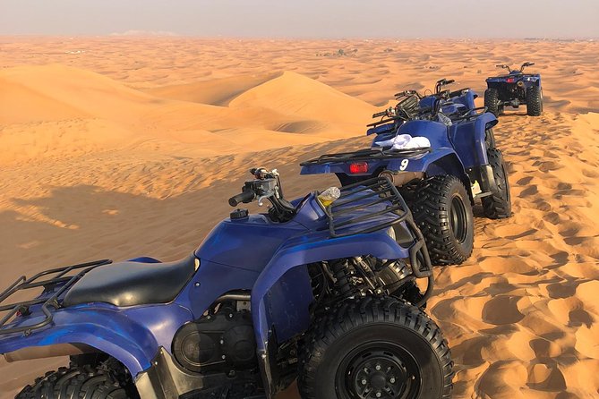 Dubai: Unique MORNING Quad Bike Red Dunes Safari - Key Points