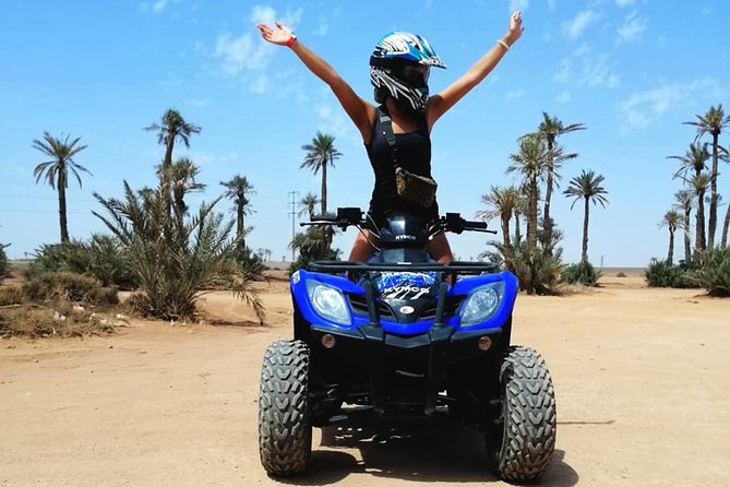 Marrakech Palmeraie Quad Bike Desert Adventure - Key Points