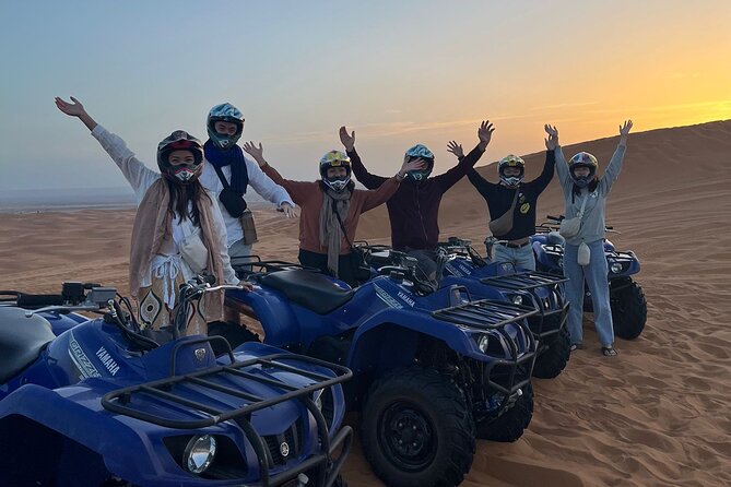 Merzouga Desert Quad Bike Adventure With Sand Boarding - Key Points