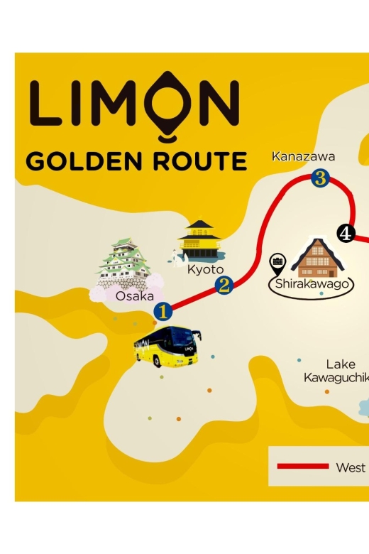 NEW PASS Japan Golden Route 7 Day LIMON Bus PASS - Key Points