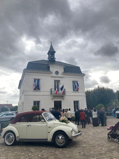 Visit in Classic Car Paris Chantilly Versailles Auvers - Key Points
