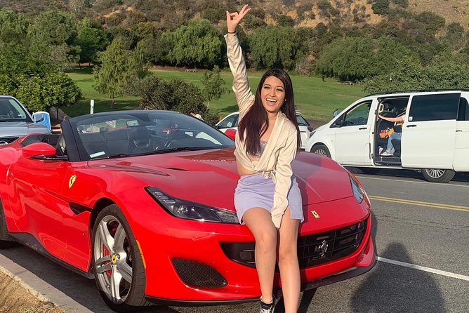 20 Minute Private Ferrari Drive: Hollywood Blvd to Sunset Blvd - Meeting Point and Pickup