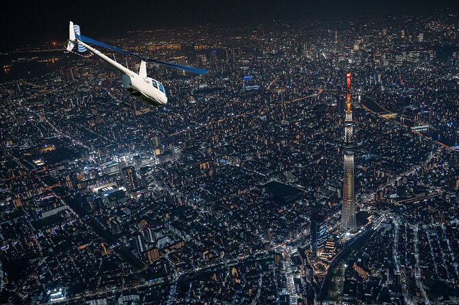 22 Min]Tokyo City Lights Helicopter Tour : Skytree+Asakusa