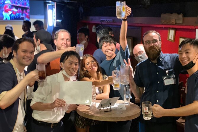 3-Hour Tokyo Pub Crawl Weekly Welcome Guided Tour in Shibuya