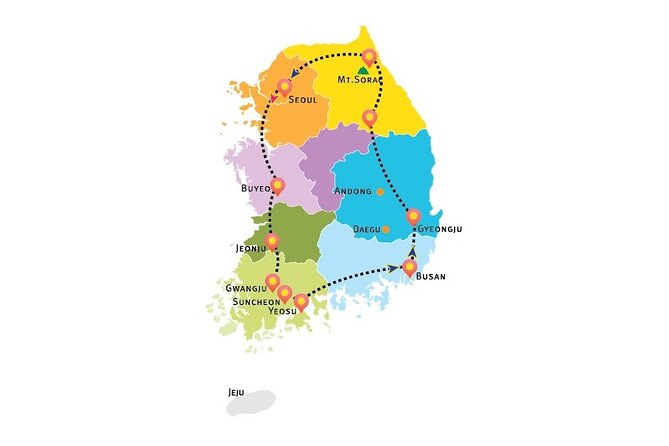 5-Day Korea Golden Route by K-Shuttle Tour From Seoul Including Busan, Yeosu - Tour Overview