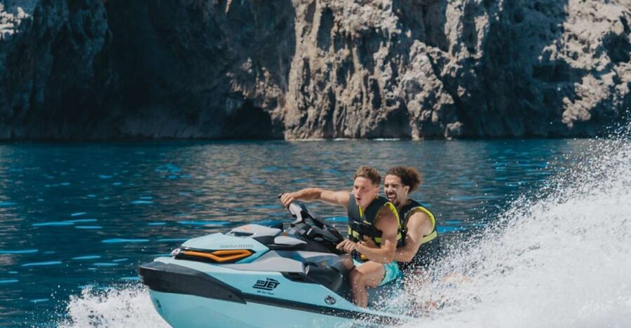 Alcudia: Jetski Tour Coll Baix Beach & Caves (Free Photos)