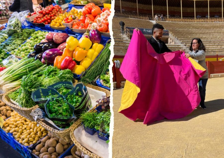 Alicante: Bullring and Central Market Gastronomic Tour