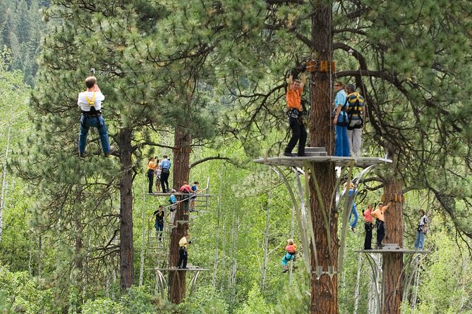 all-day-guided-zipline-tour-with-train-ride-and-lunch-in-durango-zipline-course-overview