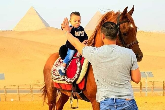 Arabian Nights Sunset Sahara Pyramids Arab Horse or Camel Ride With Bedouin Tea - Tour Overview