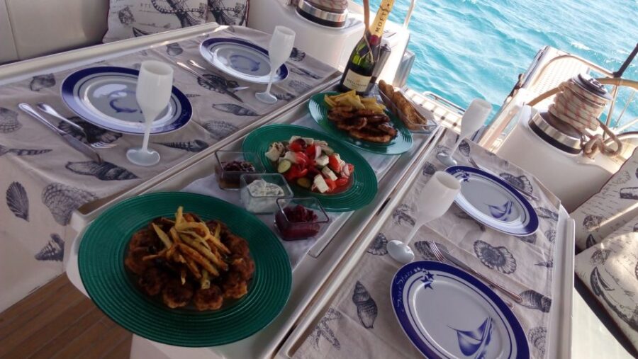 Athens Riviera: Private Luxury Dinner Aboard a Moored Yacht
