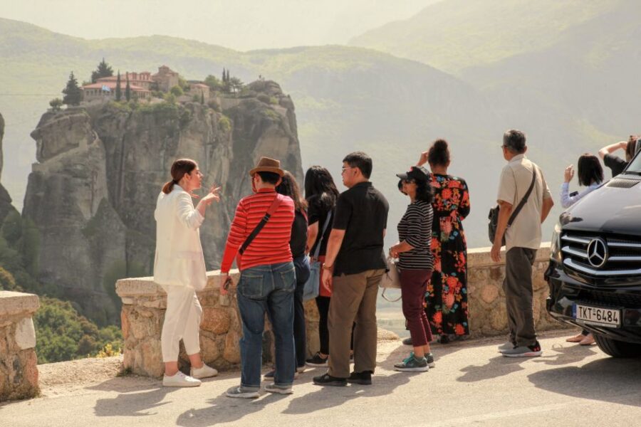Athens to Meteora: Monasteries & Hidden Caves Bus Tour - Tour Overview