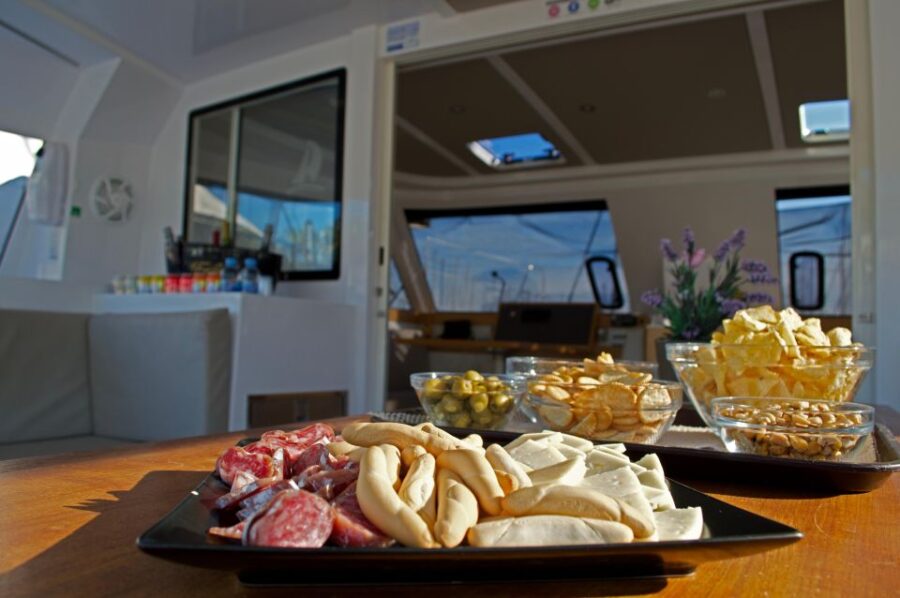 Barcelona: Private Catamaran Sailing Cruise - Sailing Through Barcelonas Skyline