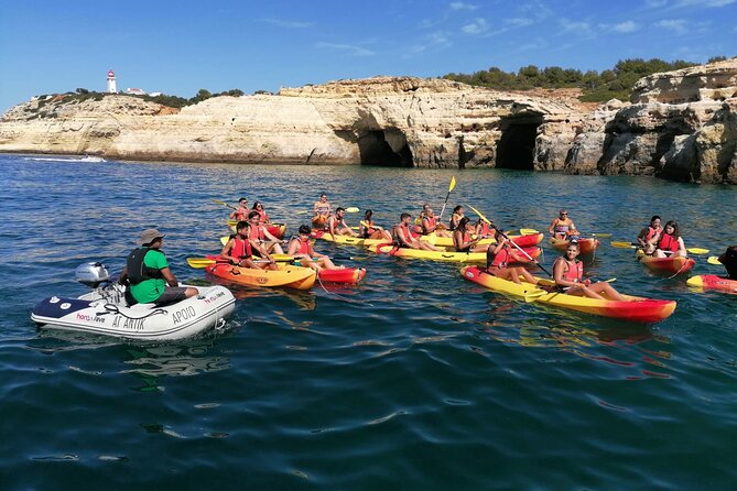 Benagil Kayak Tour On Board a Fantastic Catamaran
