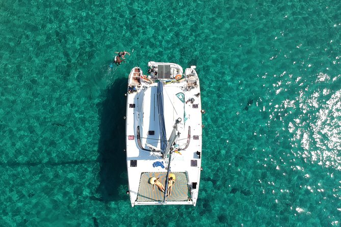 Best of Milos and Poliegos Catamaran Snorkelling Cruise With BBQ