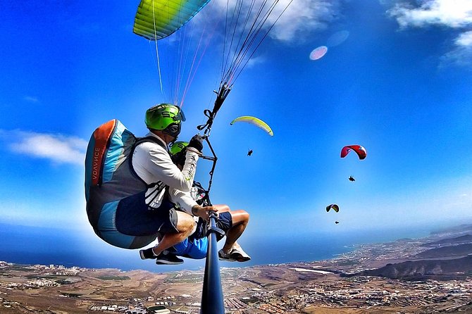 BRONZE Tandem Paragliding Flight in South Tenerife, Free Pick up