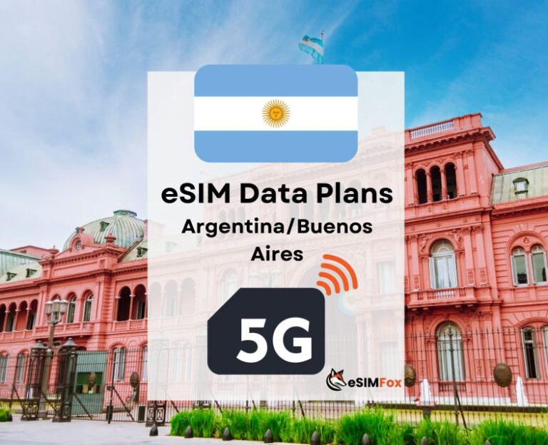Buenos Aires: Esim Internet Data Plan for Argentina 4g/5g