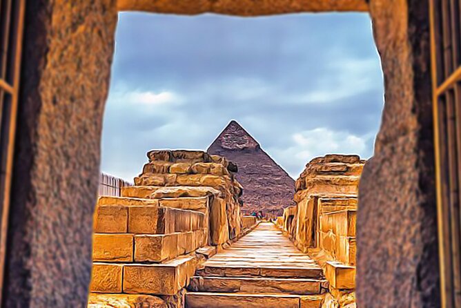 Cairo |Layover| Trip Pick up From Cairo Airport to Visit Giza Pyramids & Sphinx