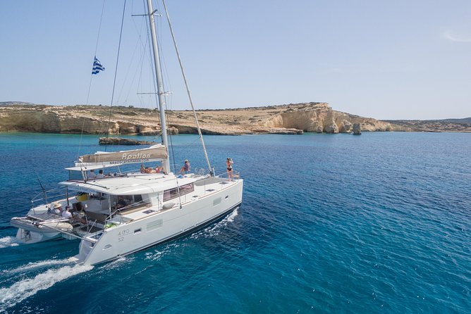 Catamaran All Inclusive-Day Cruise to Naxos or Paros With Lunch - Overview of the Cruise