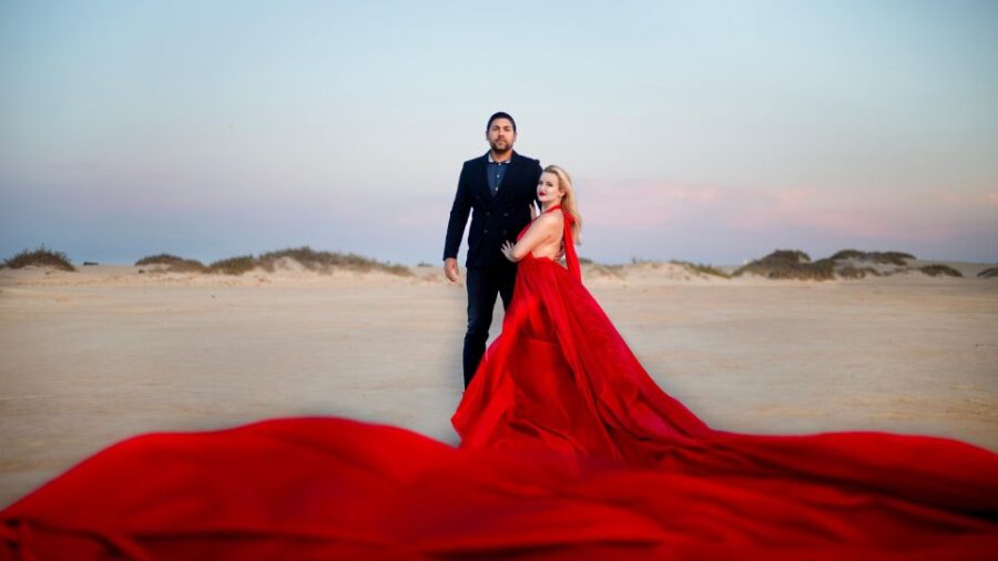 Corralejo: Private Flying Dress Photoshoot