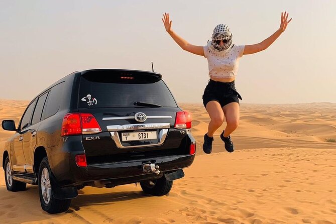 Dubai Desert Safari With 4x4 Dune Bashing,Camel Ride Sand Board - Activities Included