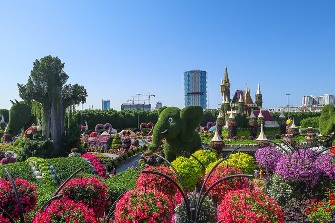 Dubai Miracle Garden Admission Ticket With Hotel Transfer
