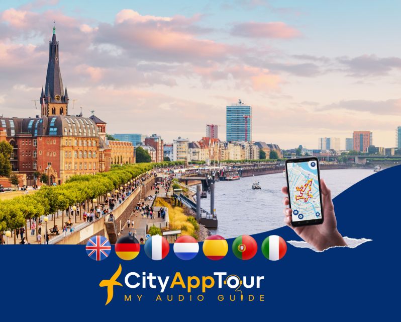 Dusseldorf: Walking Tour With Audio Guide on App - Tour Overview and Pricing