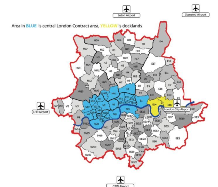 Executive Transfer Gatwick Airport to Central London - Service Details