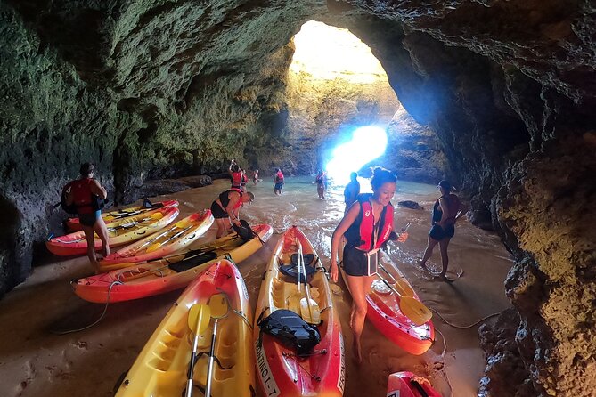 Explore Caves and Beaches of Alvor - Boat & Kayak Tour