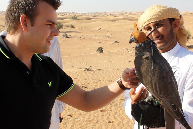 Falcon 1—Private Dubai Falconry Safari - Exploring the Dubai Desert