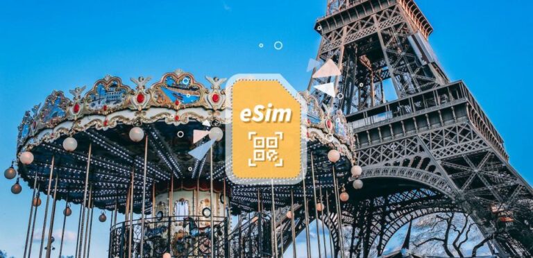 France/Europe: 5G Esim Mobile Data Plan