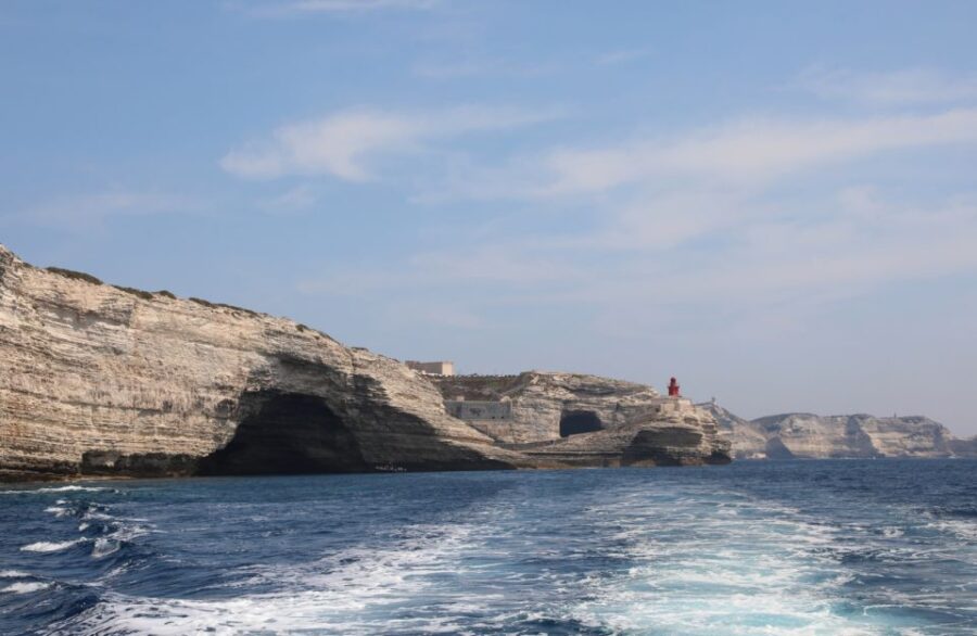 From Ajaccio: Lavezzi Islands & Bonifacio Caves Boat Tour