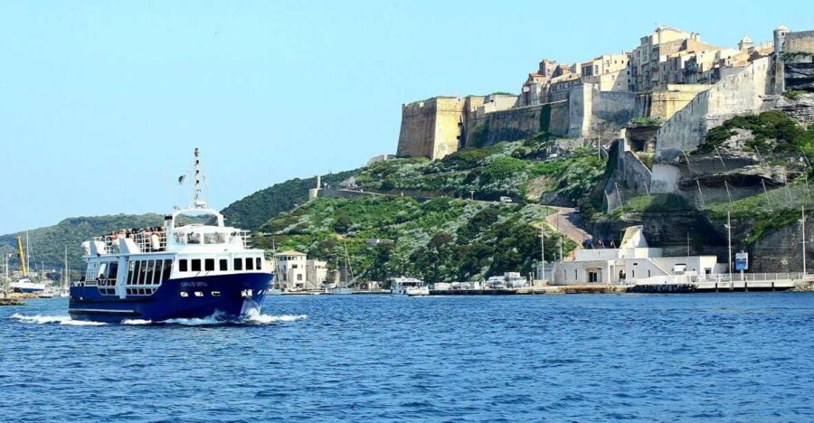 From Ajaccio or Porticcio: Day Trip to Bonifacio by Boat