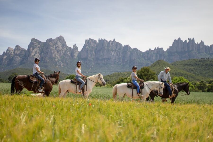 From Barcelona: Half-Day Montserrat & Horse Riding Tour - Montserrat Benedictine Monastery
