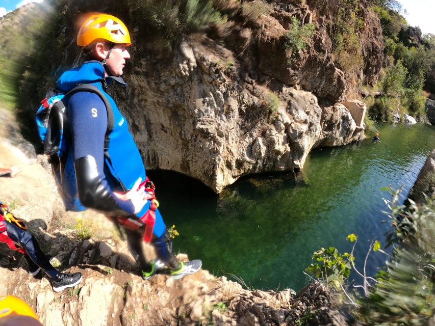 From Estepona: Guadalmina River Guided Canyoning Adventure