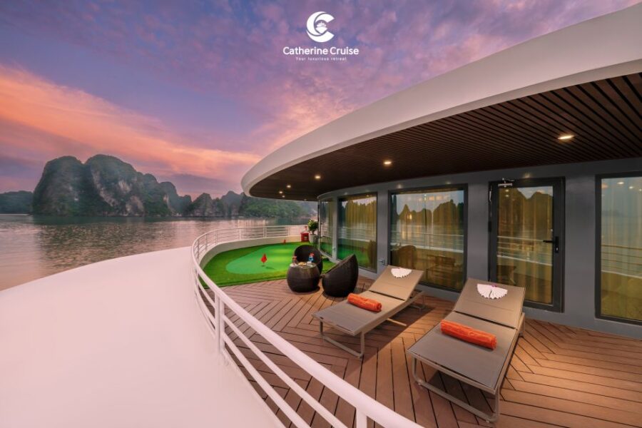 From Hanoi_Luxury 06 Stars Catherine Cruises 2 Days 1 Night - Overview of Halong Bay Cruise