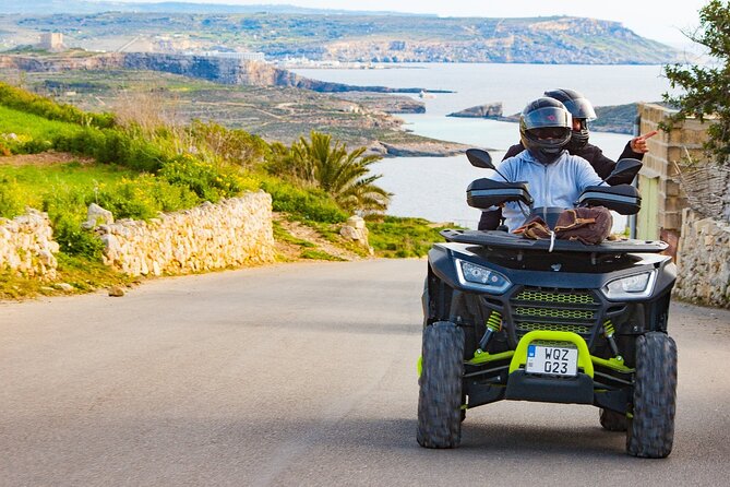 From Malta: Gozo Full-Day Quad Bike Tour Incl. Lunch & Boat