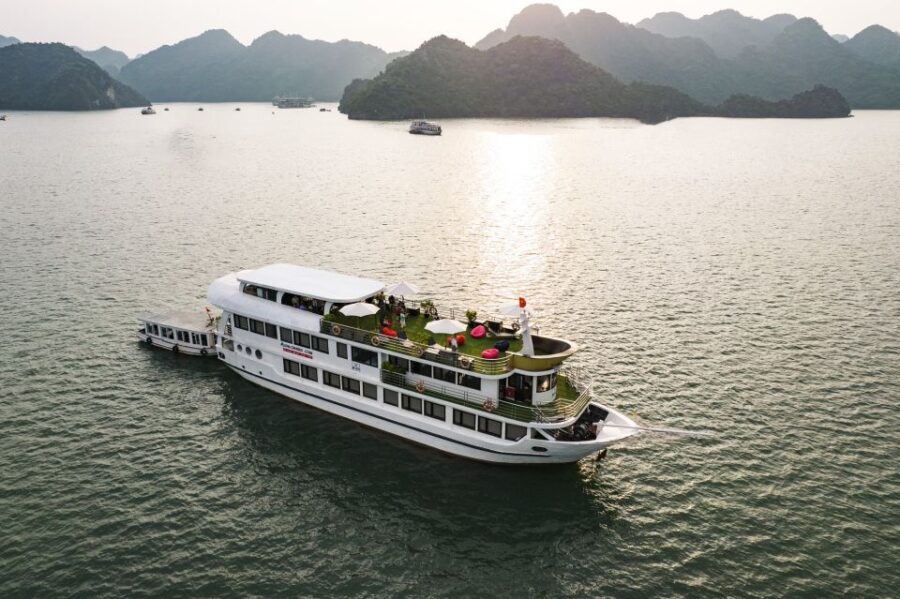 From Ninh Binh: 2D Dragon Boutique 5 Star Cruise Lan Ha Bay - Tour Overview