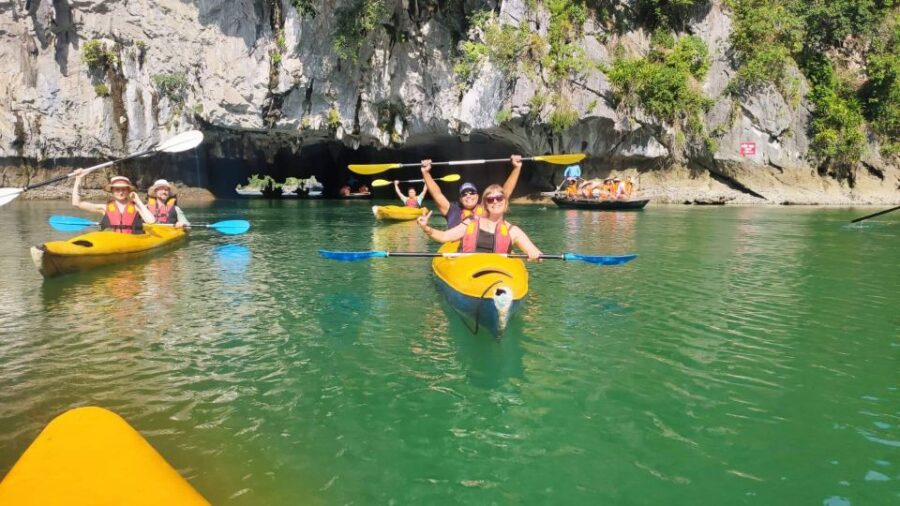 From Ninh Binh to Lan Ha Bay 8 Hours Cruise: Kayaking, Snorkeling