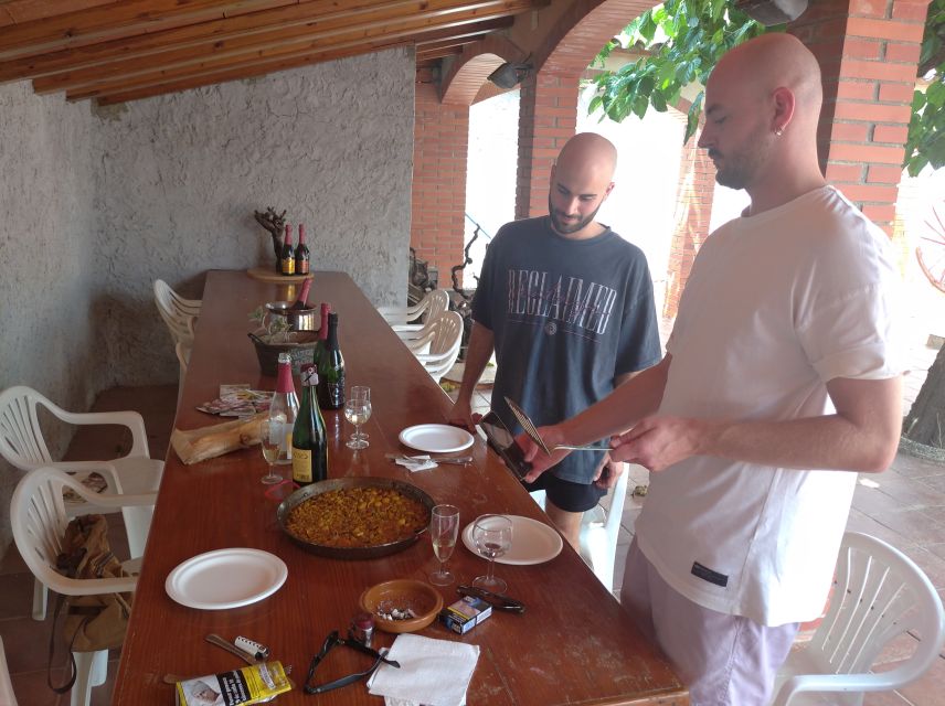 From Sitges: Paella Masterclass With Drink and Bike Ride